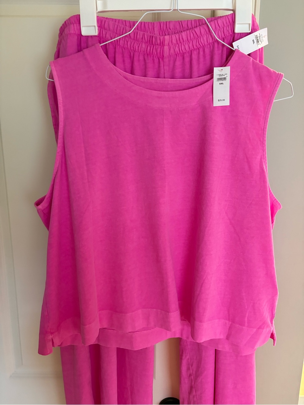 GAP Women's Wide Leg Set in Bright Pink XXL - Picture 2 of 5